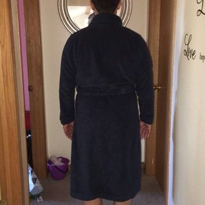 Blue hotel collection robe